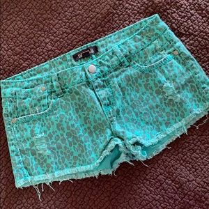 Teal Shorts